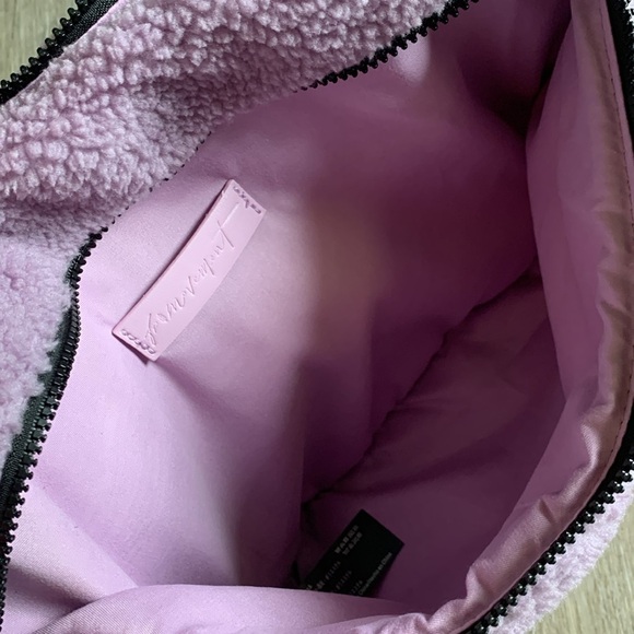 FP Movement Overachiever Sherpa Sling Bag Purple Lavender Teddy NWT - Picture 7 of 12
